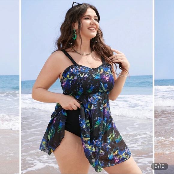 Bloomchic Swim Dress 4x - Picture 10 of 10